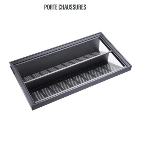 Porte Chaussures Coulissant Premium – Plateaux Perforés