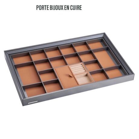 Porte Bijoux en Cuir Premium