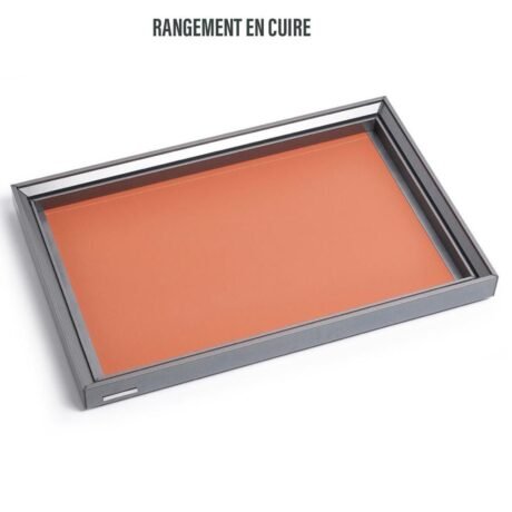 Plateau de Rangement en Cuir Premium