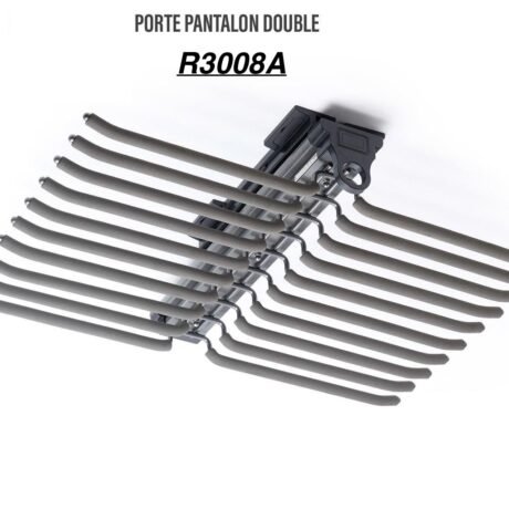 Porte-Pantalons Double Coulissant pour Dressing – Modèle R3008A